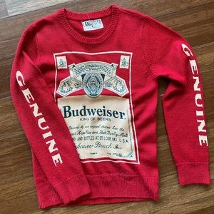 Budweiser Holiday Christmas Sweater
